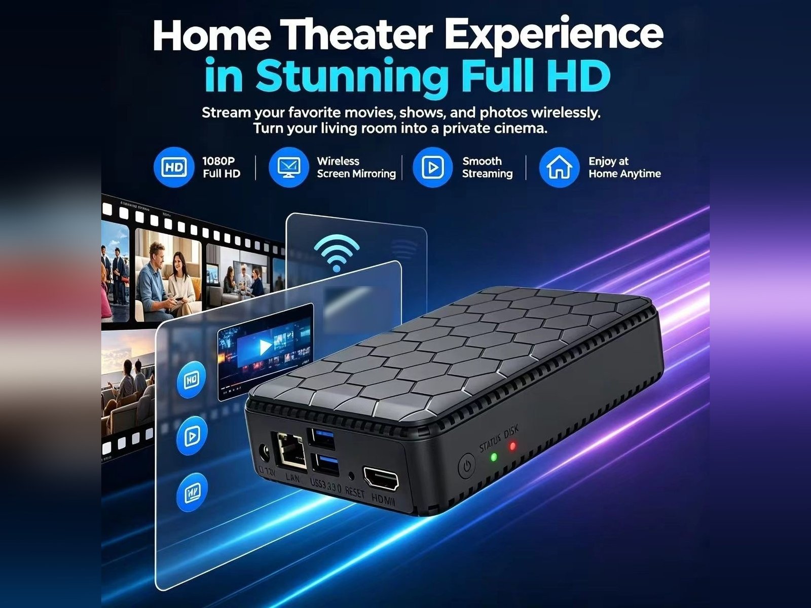 A3 Pro 1-Bay Compact NAS application