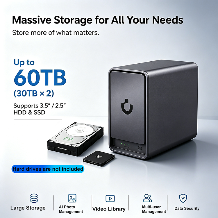 S2 Dual-Bay Smart Storage Hub application